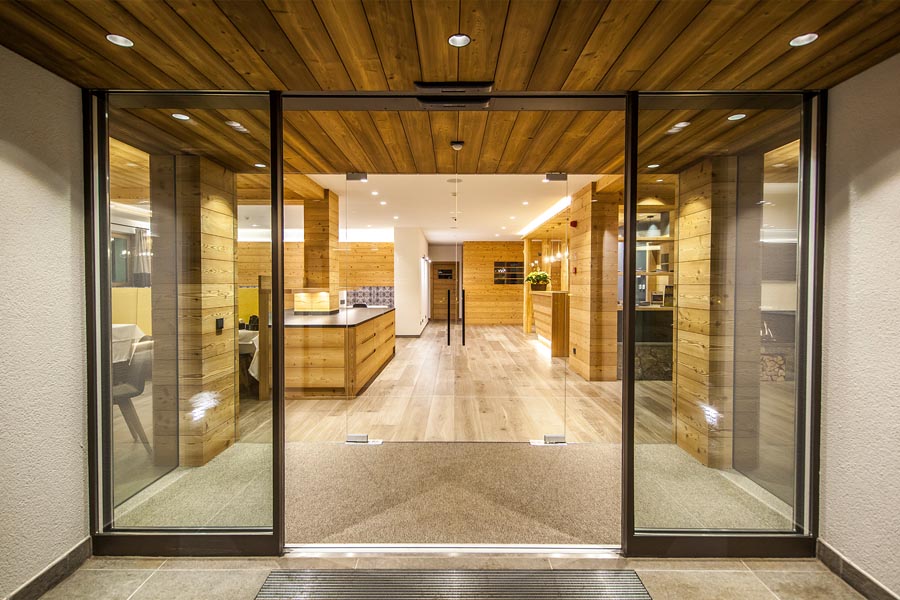 Entrance of the Garni Hotel